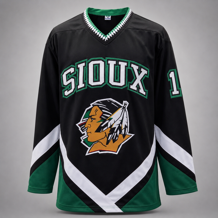 Zach Parise Signed Black Player College Hockey Jersey
