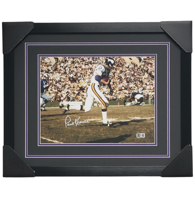 Paul Krause Signed & Professionally Framed 11x14 Photo