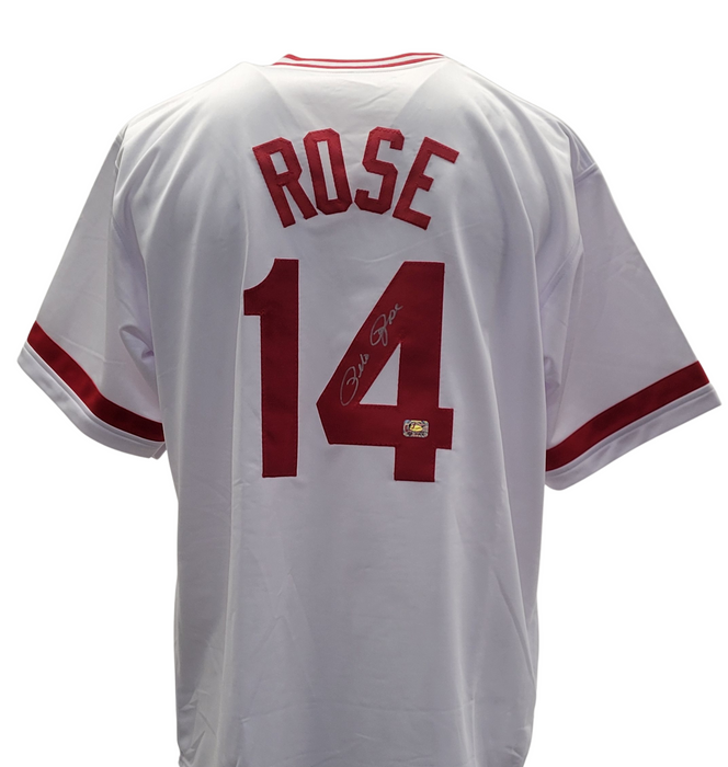 Pete Rose White Player Jersey