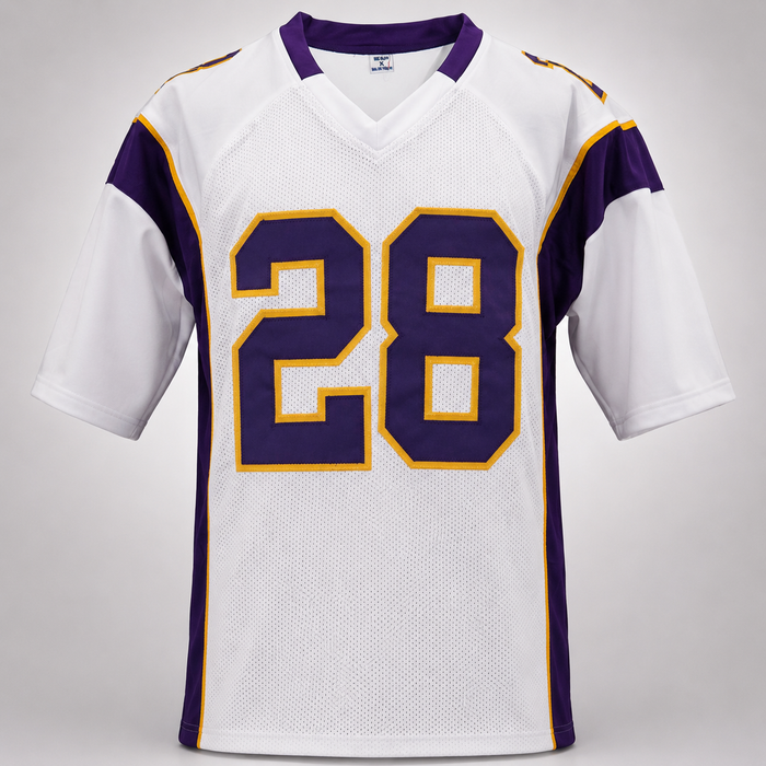 Adrian Peterson Signed White Player Football Jersey
