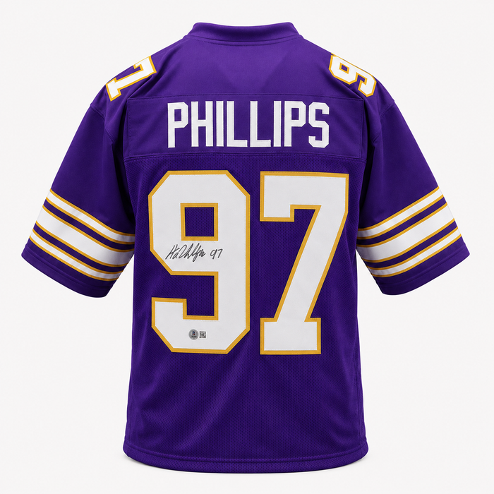 Harrison Phillips Signed Throwback Player Football Jersey