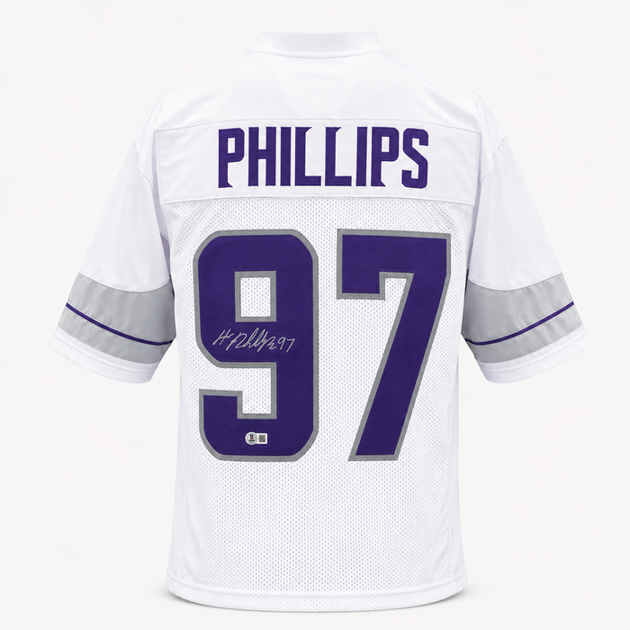 Harrison Phillips Signed White Out Player Football Jersey