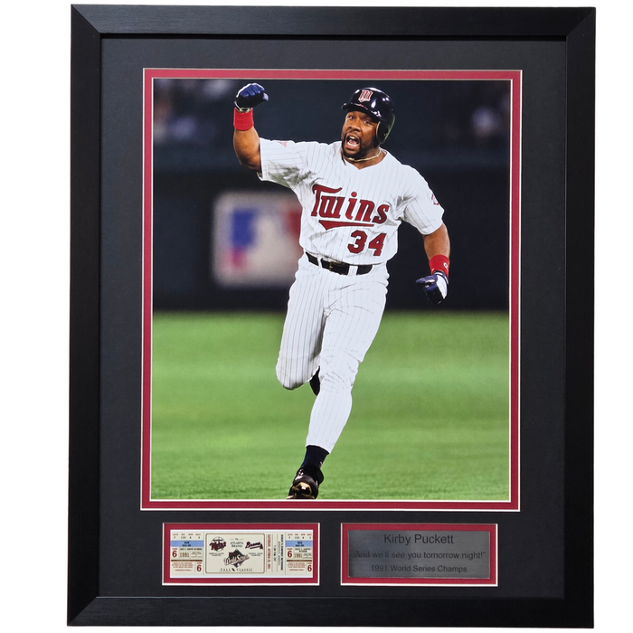 Kirby Puckett Professionally Framed 16x20 Display #2