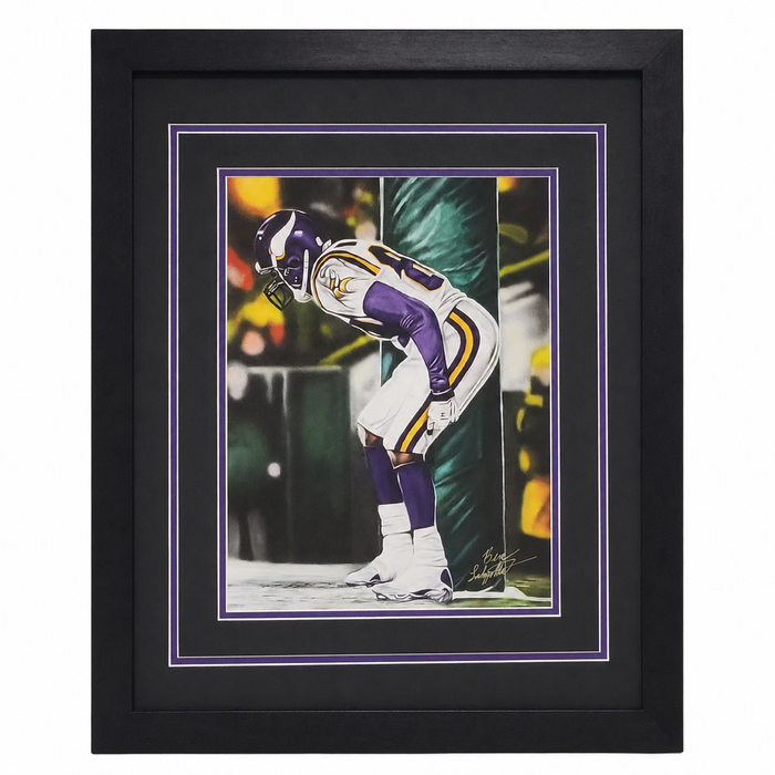 Randy Moss ‘Moon’ Print by Ben Labuzzetta Professionally Framed 11x14 Photo
