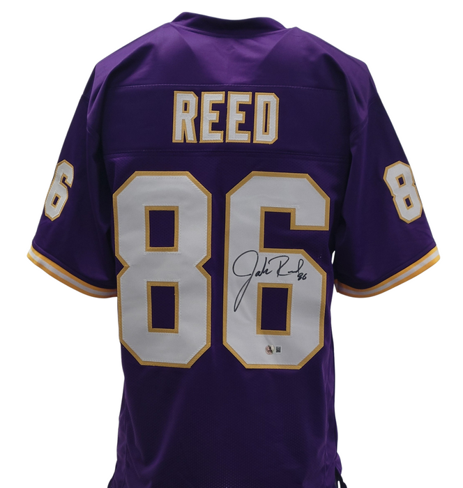 Jake Reed Signed Player Purple Football Jersey
