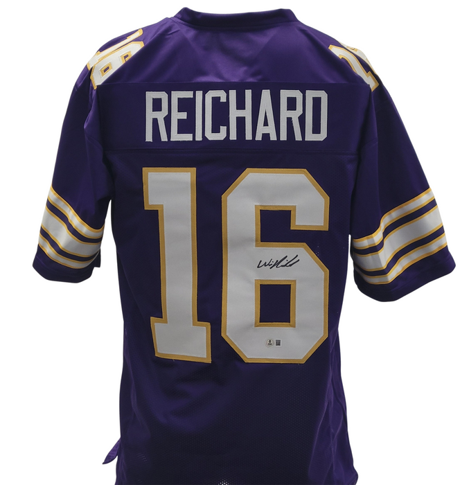 Will Reichard Signed Player Throwback Football Jersey