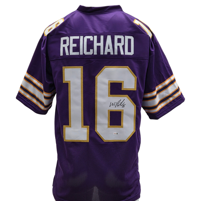 Will Reichard Signed Throwback Player Football Jersey