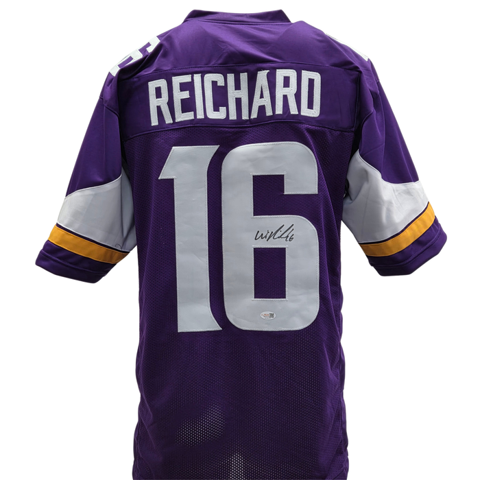 Will Reichard Signed Purple Player Football Jersey