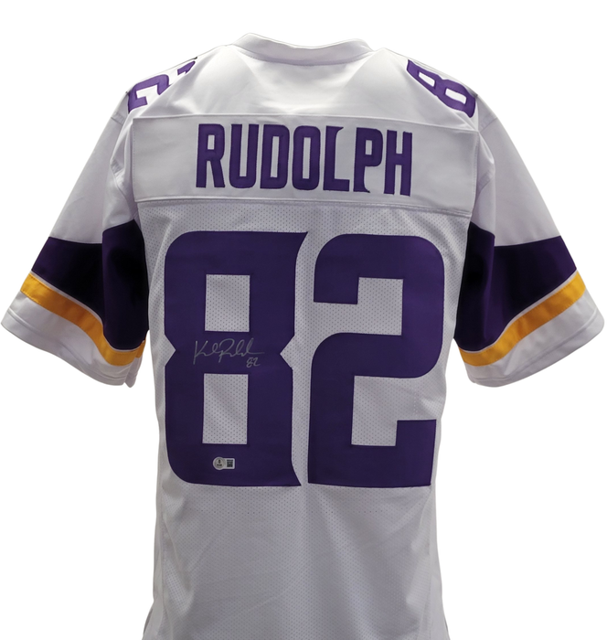 Kyle Rudolph Signed White Player Football Jersey