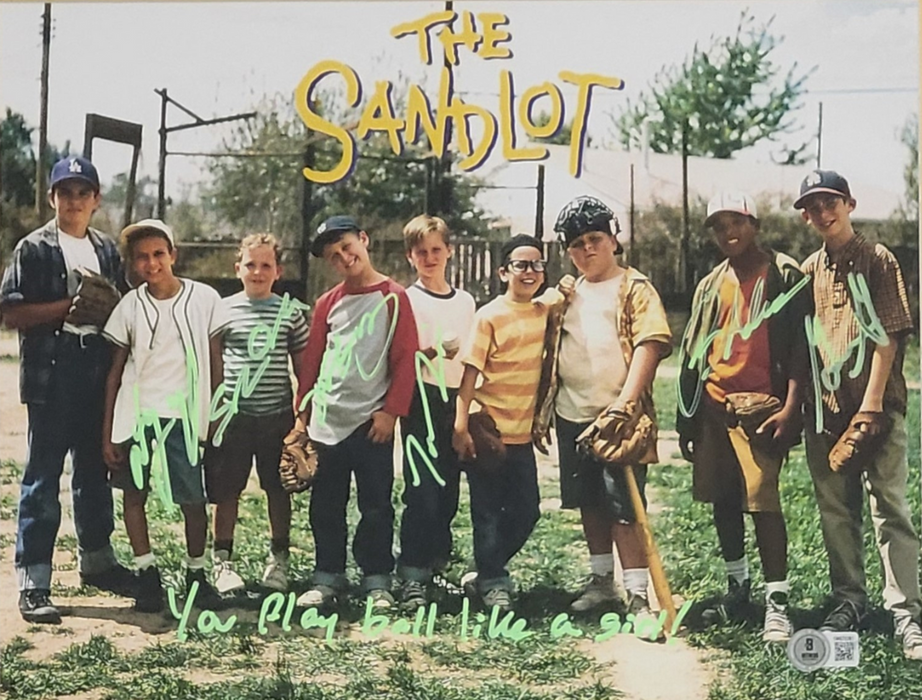 The Sandlot Cast Signed 11x14 Photo #10 w/ Inscription