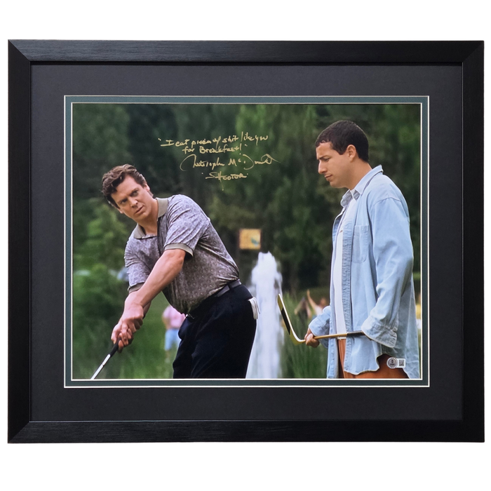 Shooter McGavin Signed & Professionally Framed 16x20 Photo w/ Inscription