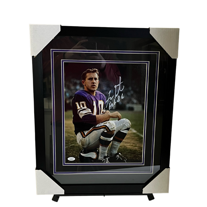 Fran Tarkenton Signed & Professionally Framed 11x14 Photo