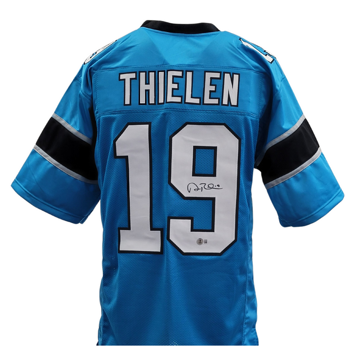 Adam Thielen Signed Custom Blue Football Jersey