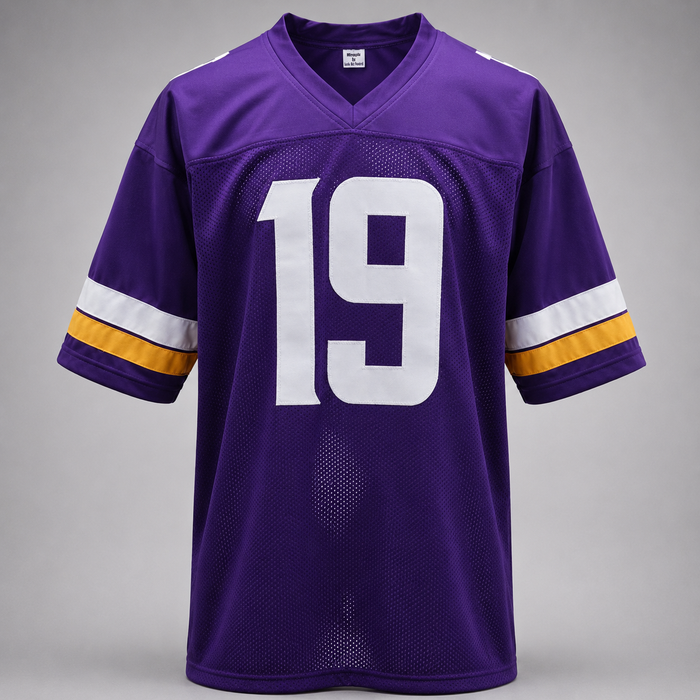 Adam Thielen Signed Purple Player Football Jersey