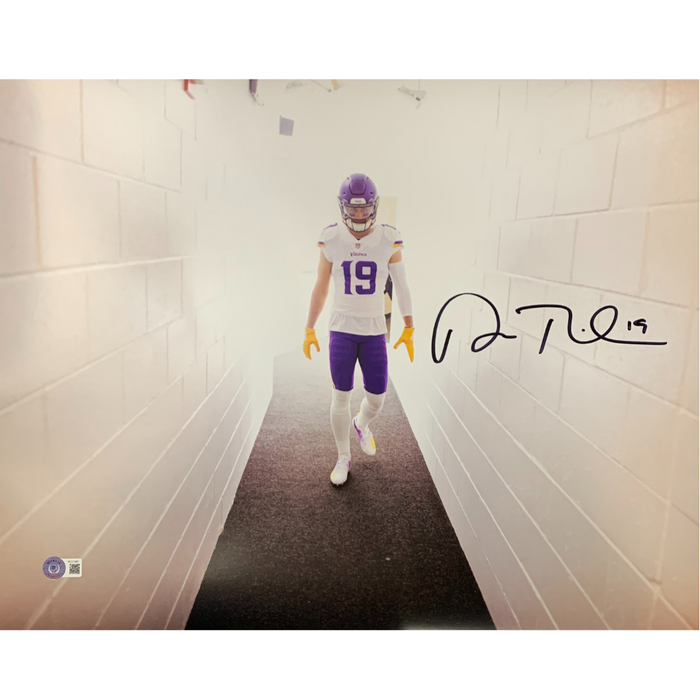 Adam Thielen Signed Tunnel 16x20 Photo