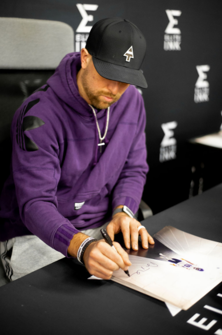 Adam Thielen Signed Tunnel 16x20 Photo