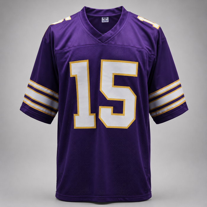 Dallas Turner Signed Throwback Player Football Jersey