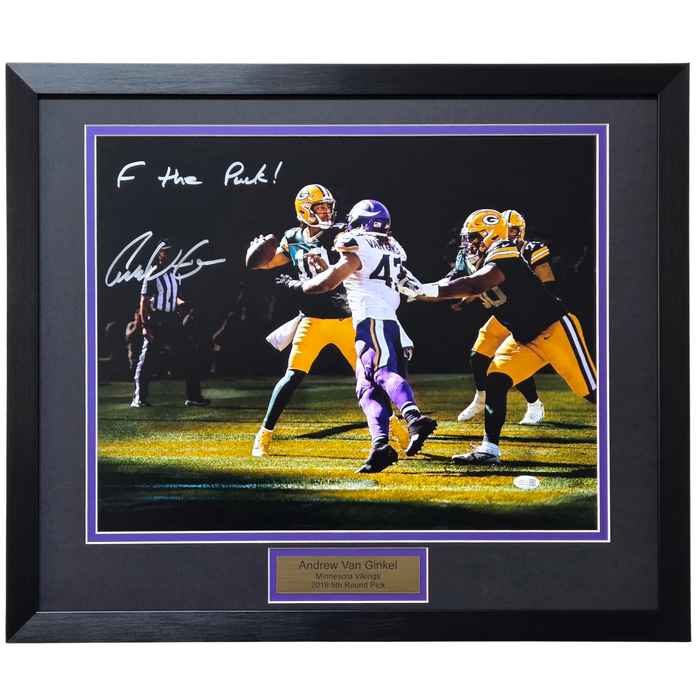 Andrew Van Ginkel Signed & Professionally Framed 16x20 Photo #6 w/ Inscription