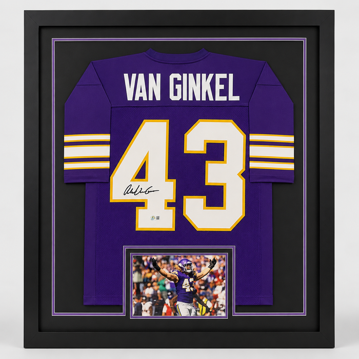 Professional Framing For Any Jersey - Half Size