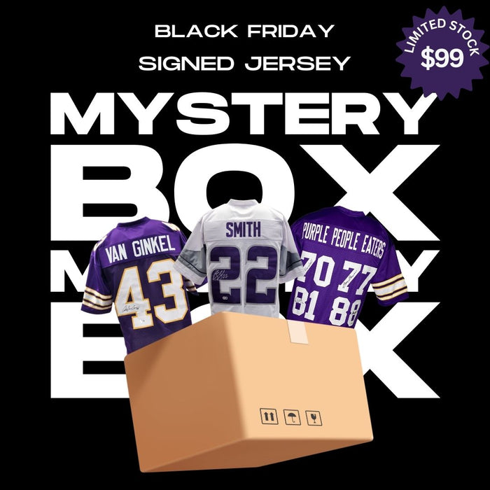 Signed Minnesota Football Jersey Mystery Box - Black Friday