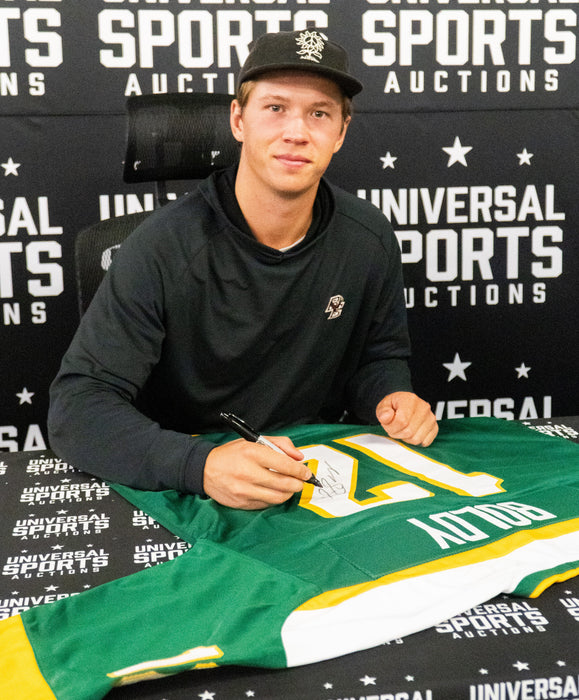 Matt Boldy Signed Green Retro Player Hockey Jersey