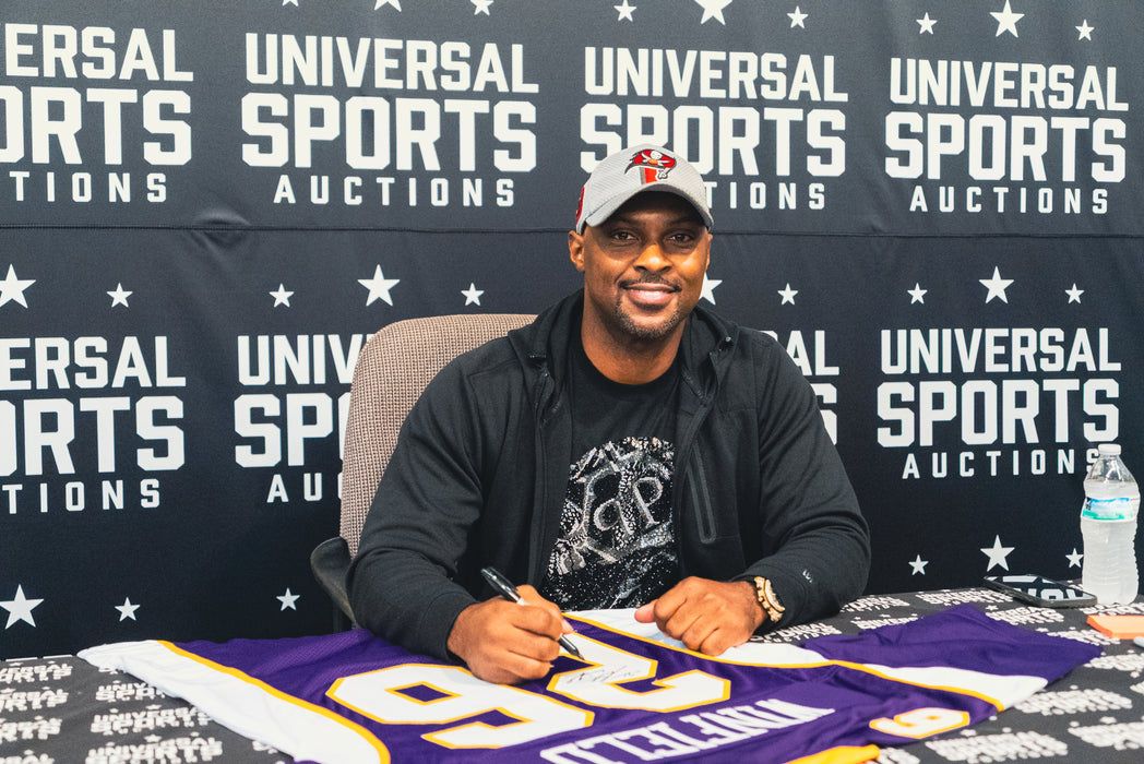 Antoine Winfield Signed Purple Player Football Jersey