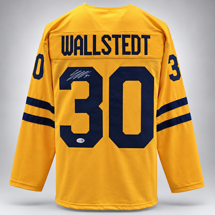 Jesper Wallstedt Signed Sweden Player Hockey Jersey