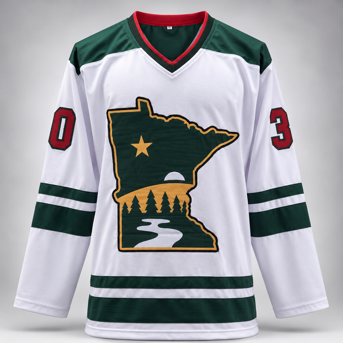 Jesper Wallstedt Signed White Player Hockey Jersey