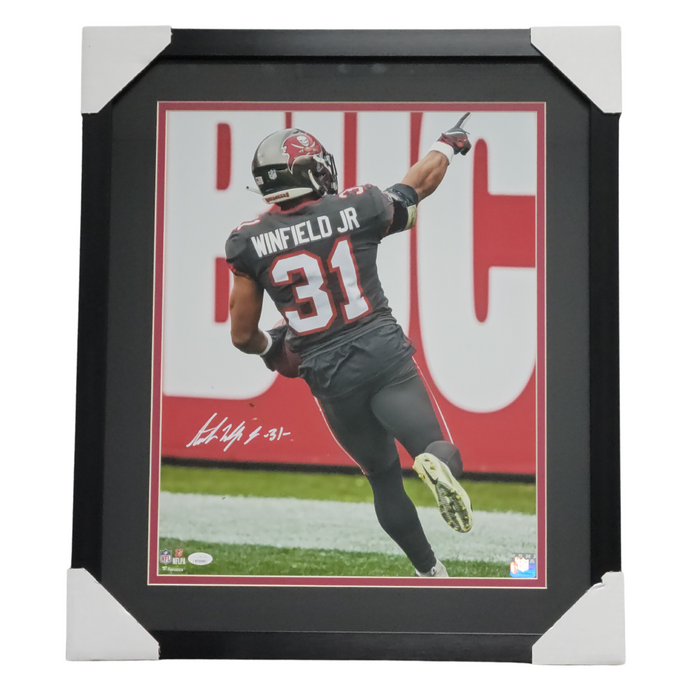 Antoine Winfield Jr Signed & Professionally Framed 16x20 Photo
