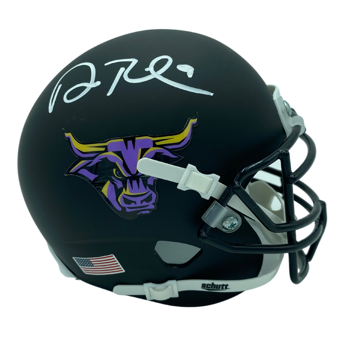 Adam Thielen Signed Minnesota College Black Mini Helmet — Universal Sports  Auctions