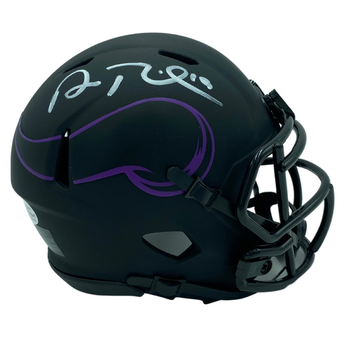 Adam Thielen Signed Minnesota Vikings Eclipse Mini Helmet