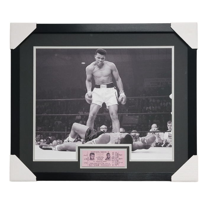 Muhammad Ali Professionally Framed 16x20 Replica Ticket Display
