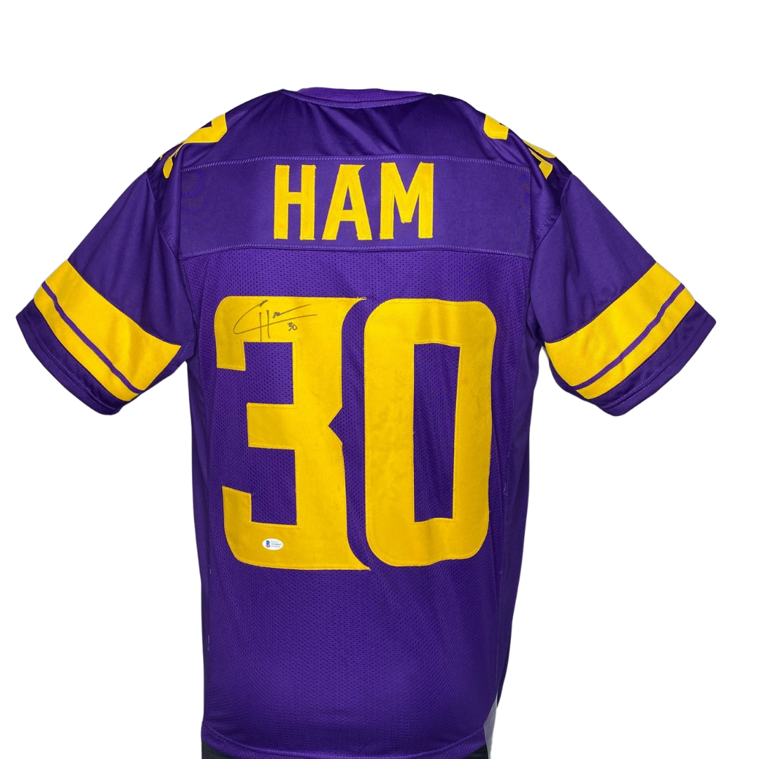 Harrison Phillips Signed Custom Purple Football Jersey