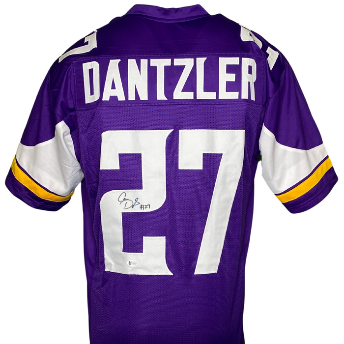 Cameron Dantzler Signed Custom Purple Football Jersey