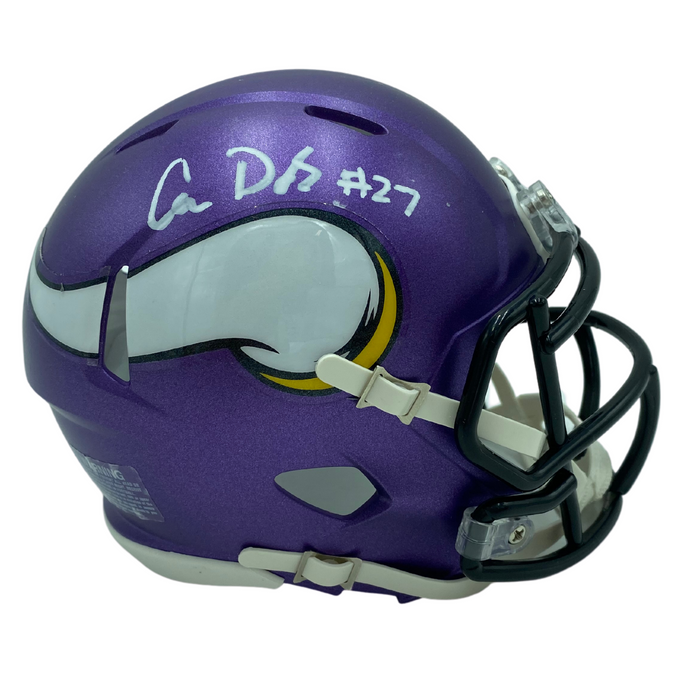 Cameron Dantzler Signed Vikings Speed Mini Helmet