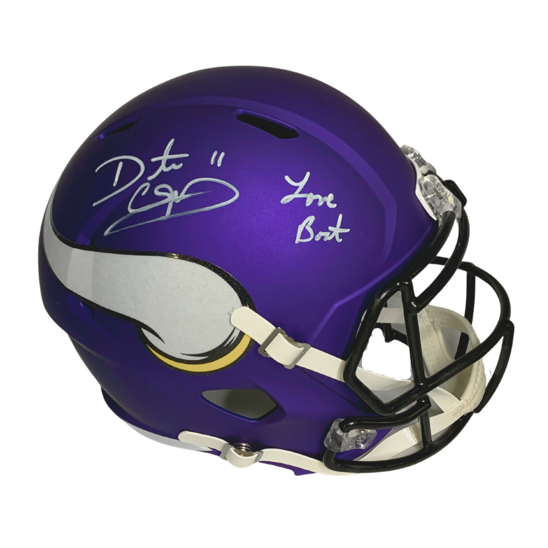 Daunte Culpepper Signed Minnesota Vikings FS Eclipse Rep Helmet w/ 'Love Boat'