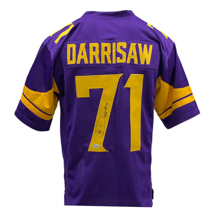 Christian Darrisaw Signed Custom Color Rush Football Jersey