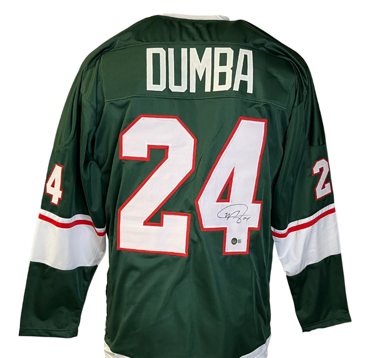 Matt Dumba Signed Custom Green Hockey Jersey