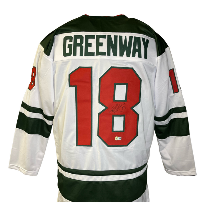 Jordan Greenway Signed Custom White Hockey Jersey