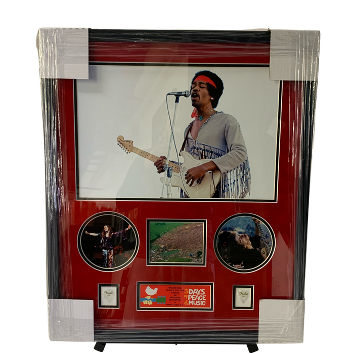 Jimi Hendrix Framed Display