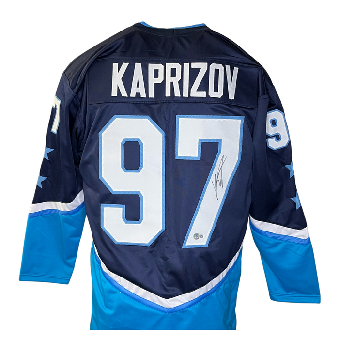Kirill Kaprizov Signed Custom Blue Jersey