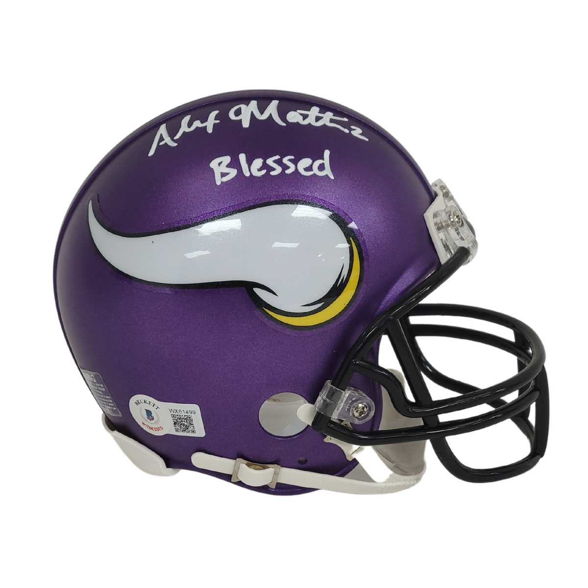 Kyle Rudolph Autographed Minnesota Vikings Mini Helmet