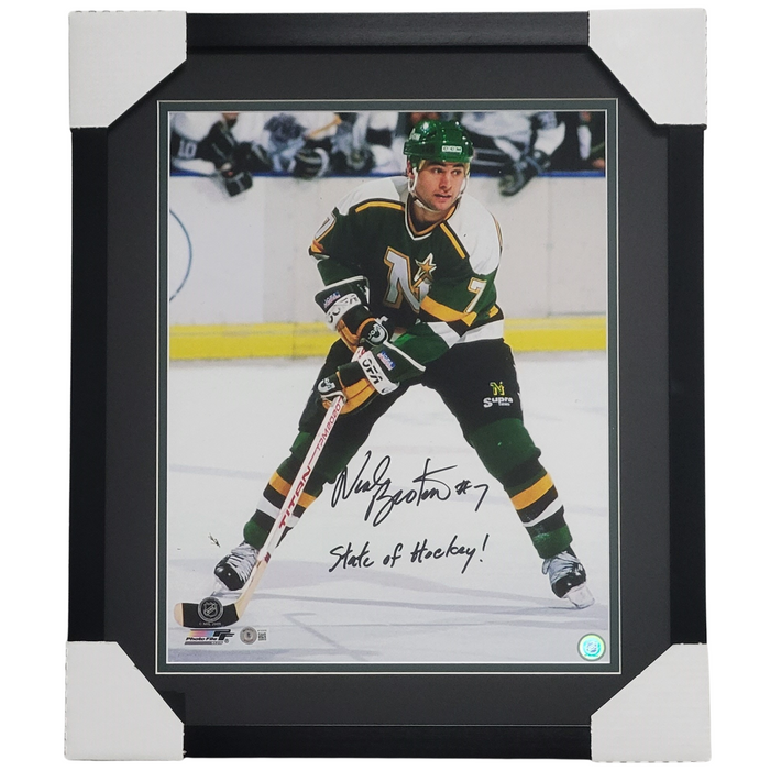 Neal Broten Signed & Professionally Framed 16x20 Photo w/ 'State of Hockey!'