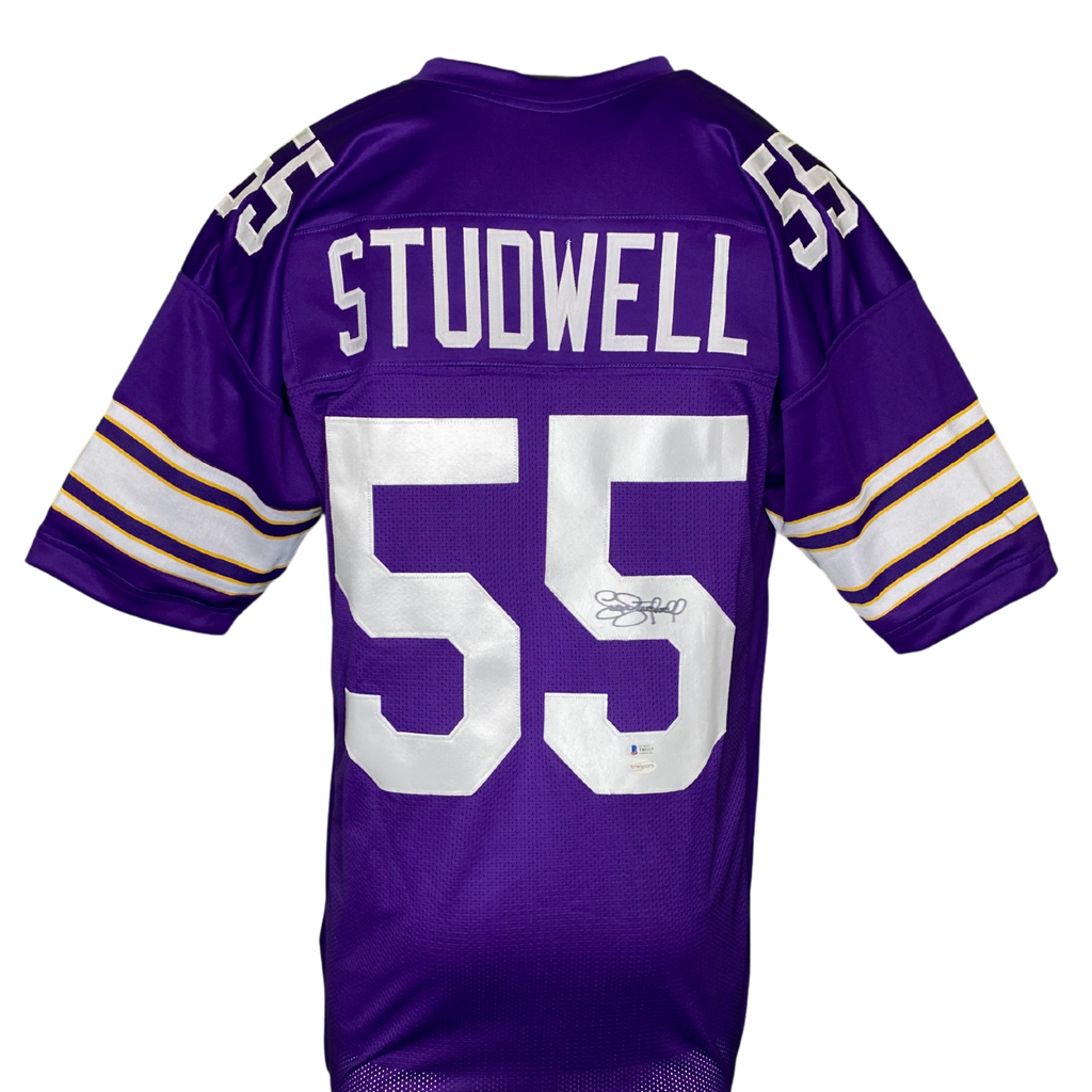 Scott Studwell Signed Custom Purple Football Jersey — Universal Sports  Auctions