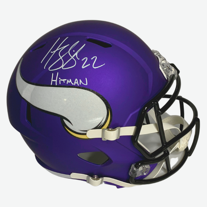 Harrison Smith Signed Minnesota Vikings FS Speed Replica Helmet With Hitman