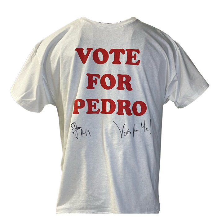 Pedro Signed 'Vote For Pedro' Shirt w/ 'Vote For Me!'