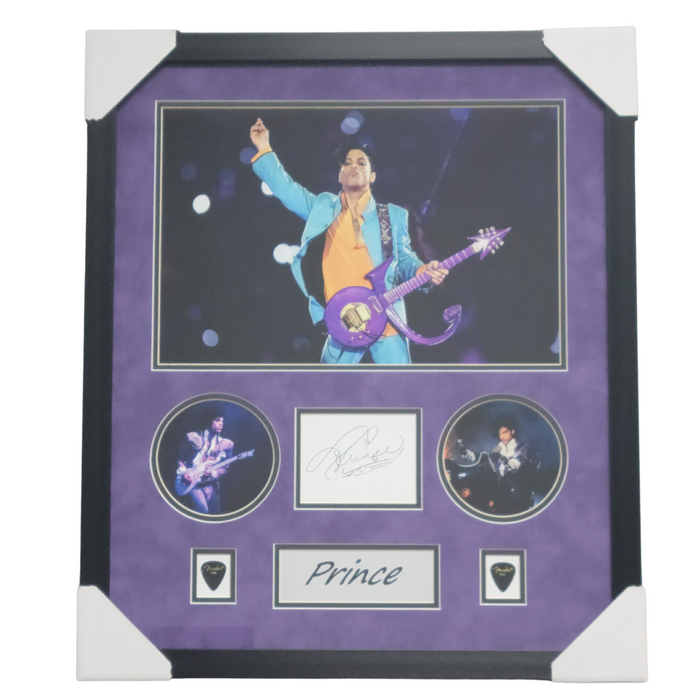 Prince Framed Replica Signature Display